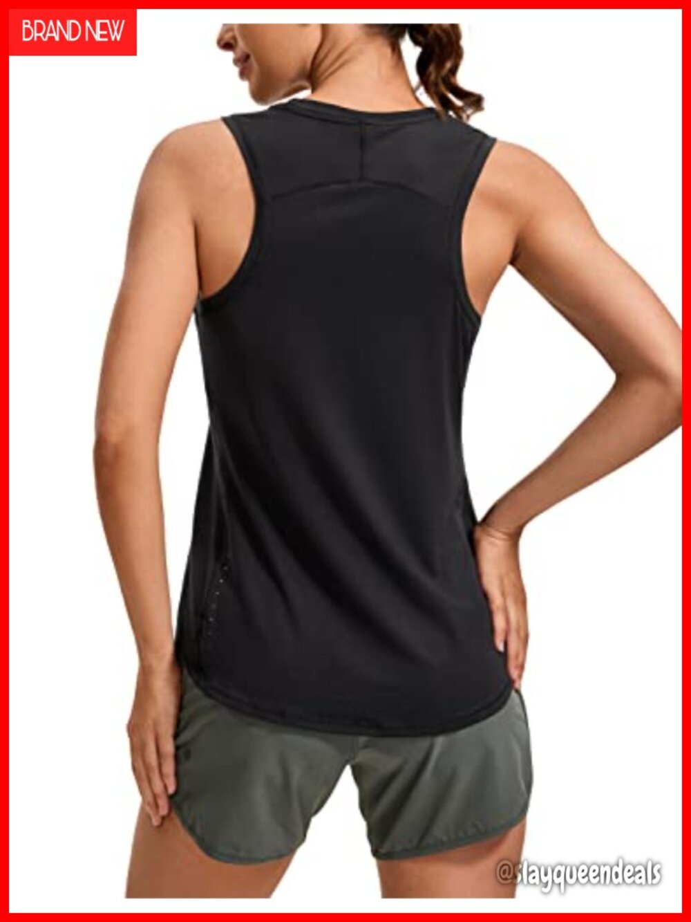 CRZ YOGA Racerback Tank Top Lightweight Breathable Athletic
